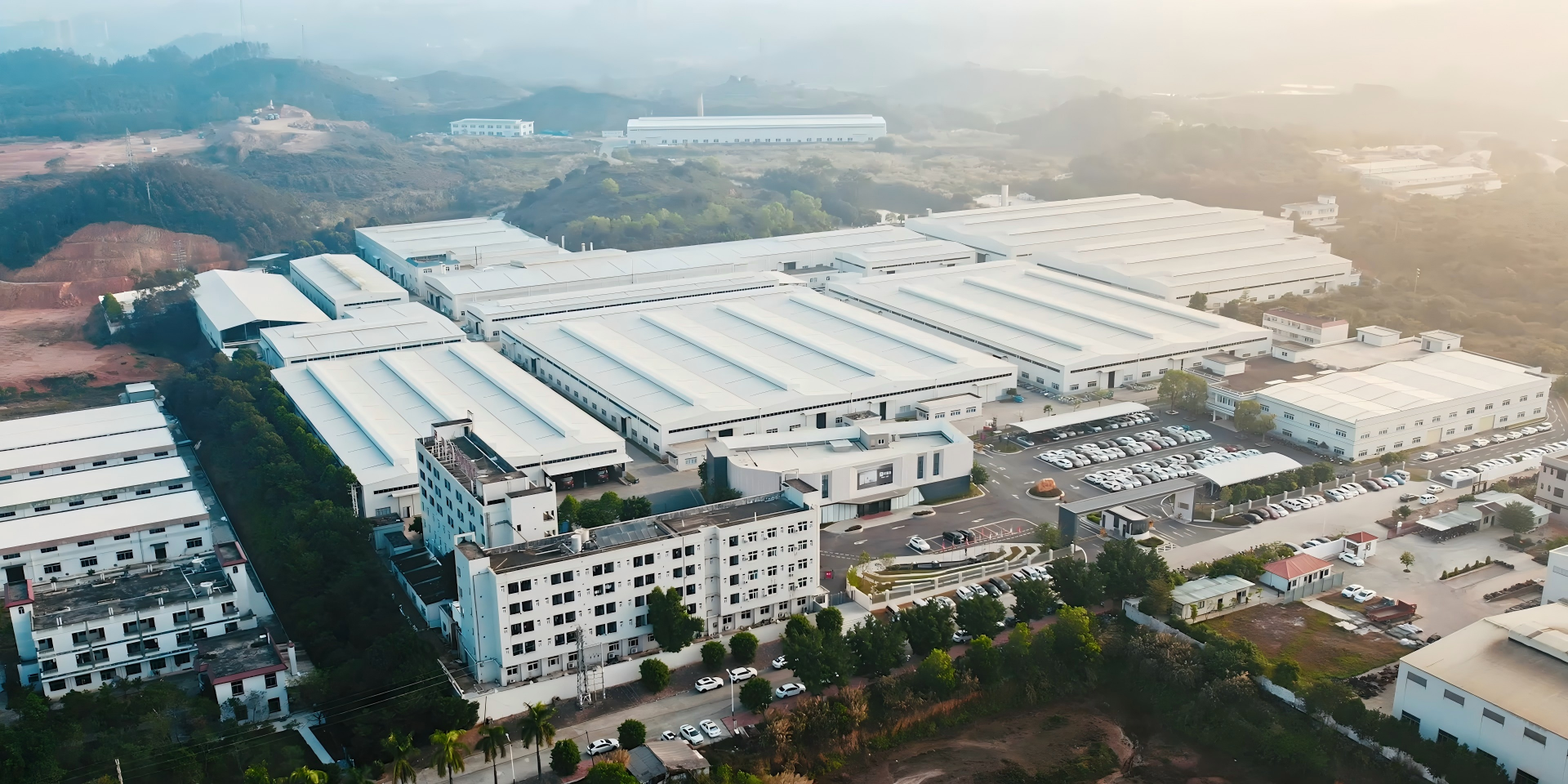 Rosery intelligent manufacturing base for premium bathroom products with certified shower enclosure production and integrated industrial chain